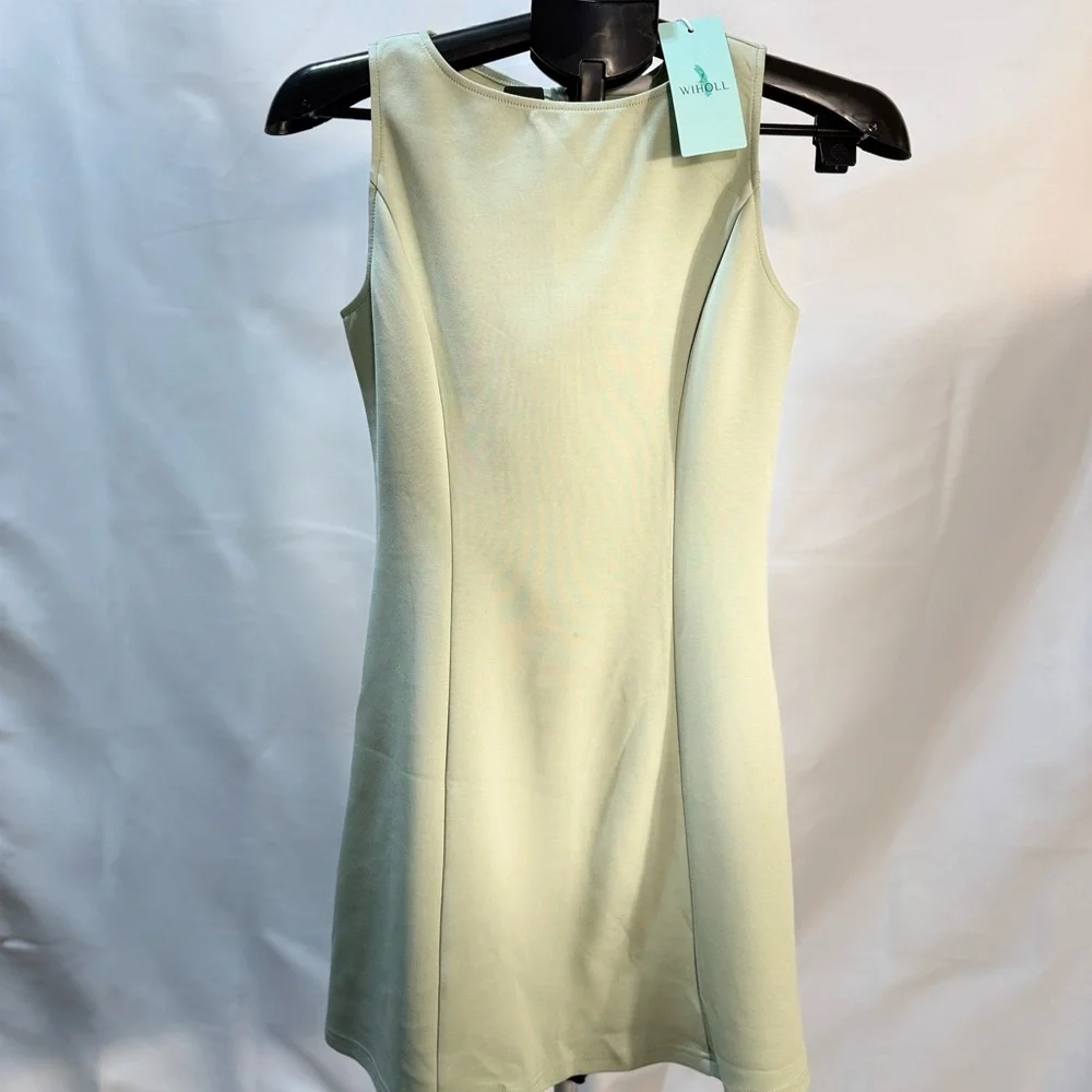 Mint Green Sleeveless Mini Dress | NWT | XS | Fitted A-Line